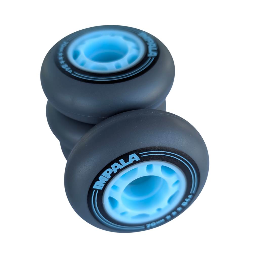 Impala Lightspeed Grey Inline Wheels - 4 Pack - Lucky Skates 