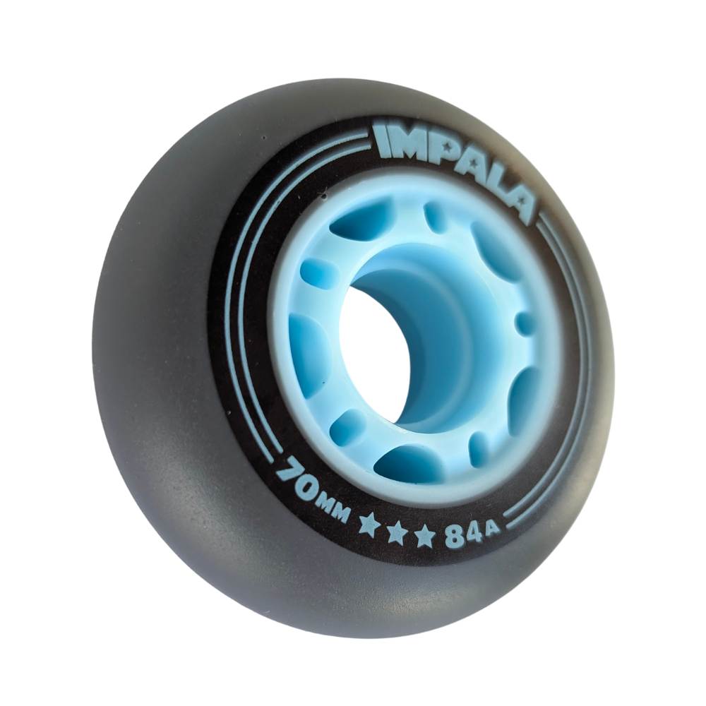 Impala Lightspeed Grey Inline Wheels - 4 Pack - Lucky Skates 