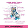 White Ice Impala Roller Skates