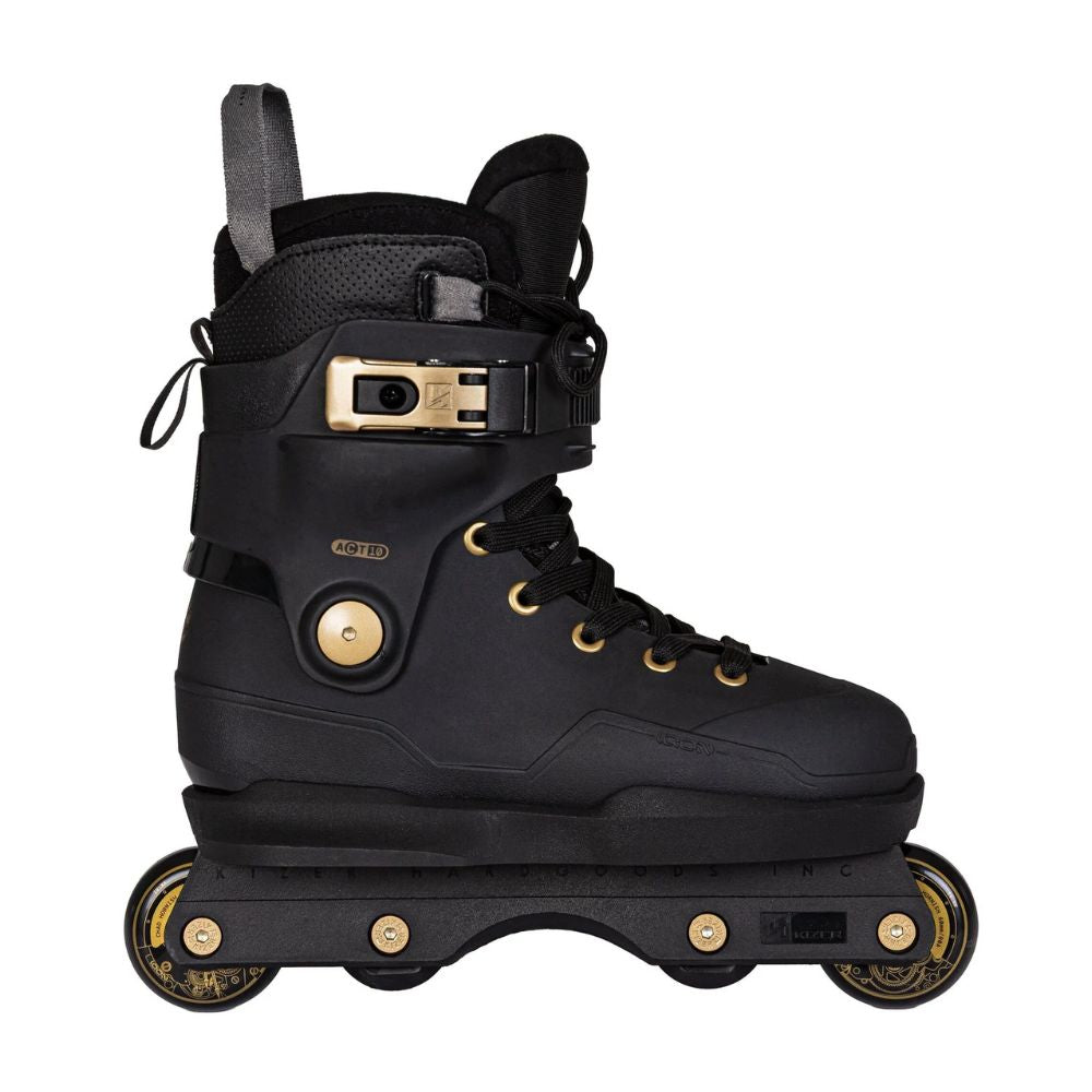 IQON ACT AG Chad Hornish Aggressive Inline Skates 60mm Black Gold - Lucky Skates 