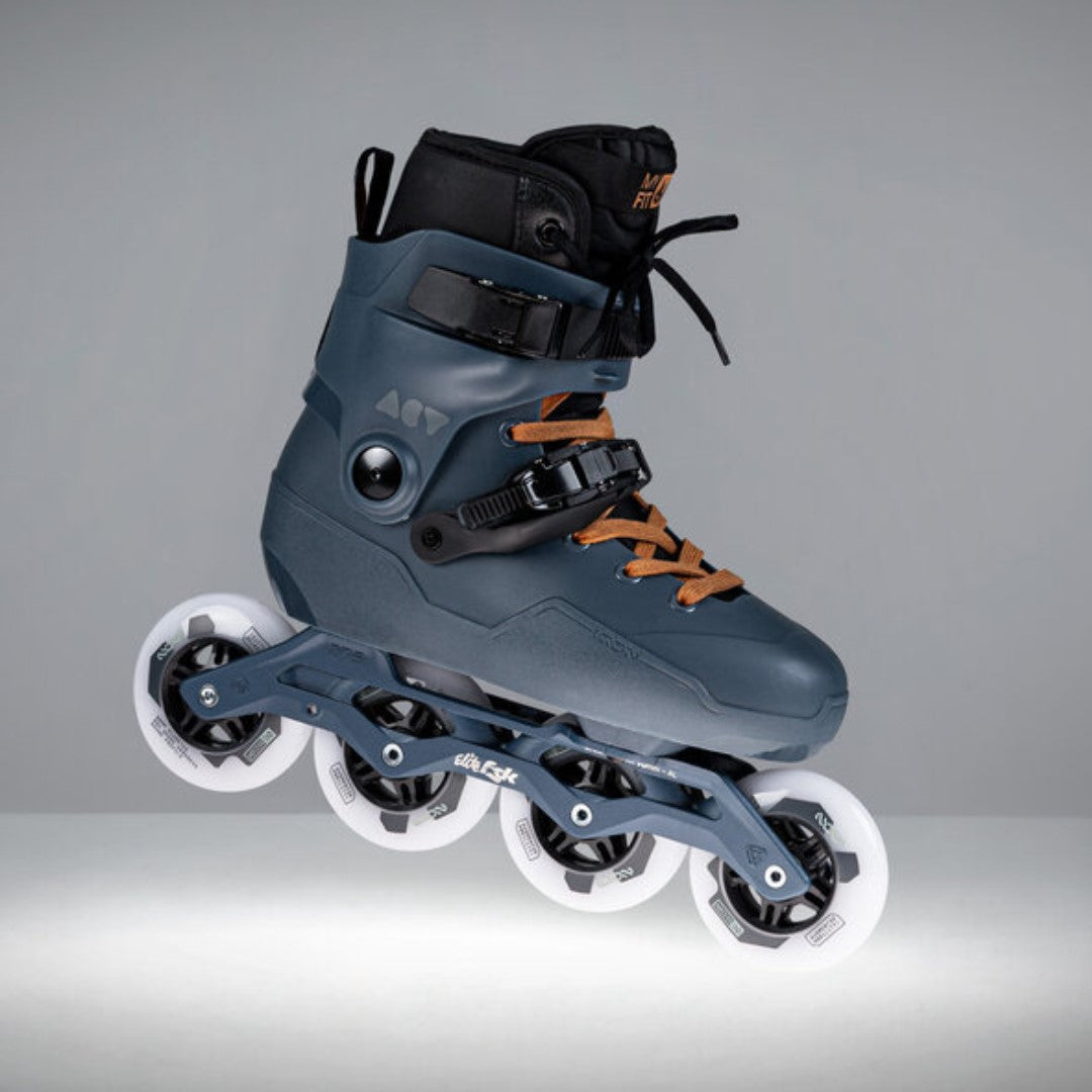 IQON ACT TR Lite 90mm Urban Inline Skates Blue Trinity Frame - Lucky Skates 