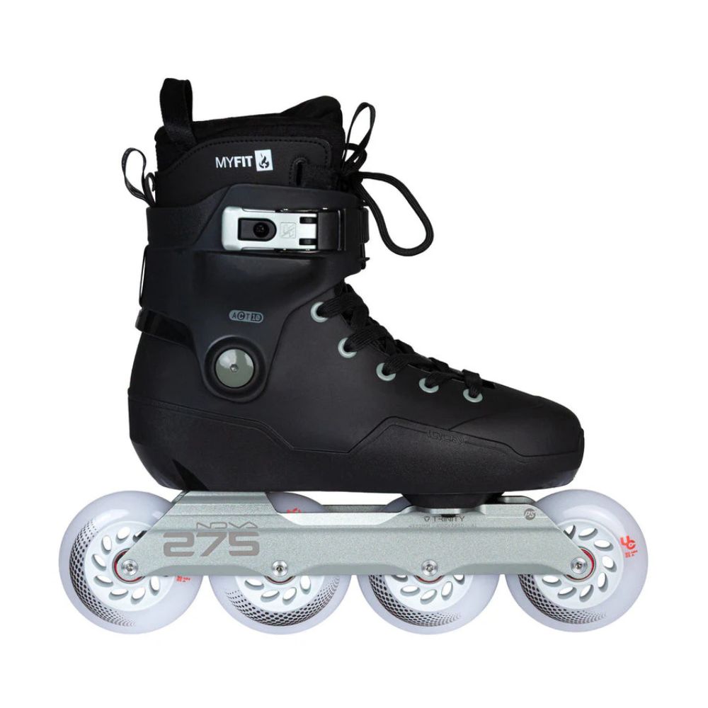 IQON ACT Urban 90mm 275 Inline Skates Black Myfit Liner - Lucky Skates 