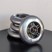 IQON Access Inline Sjkate Wheels Dark Grey 90mm 85A 4 Pack - Lucky Skates 