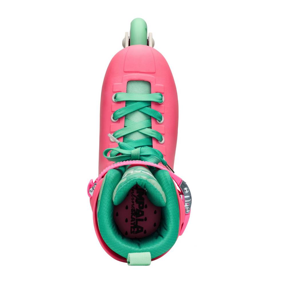 Impala Lightspeed Watermelon Pink Green Inline Skates - Lucky Skates 