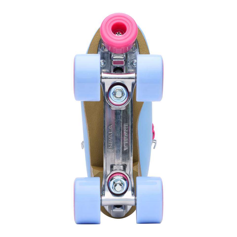 Impala Blue Raspberry Roller Skates Blue Pink - Lucky Skates 