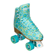 Impala Quad Roller Skates High Top Ditsy Blue Floral - Lucky Skates 