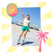 Impala Lightspeed Watermelon Pink Green Inline Skates - Lucky Skates 