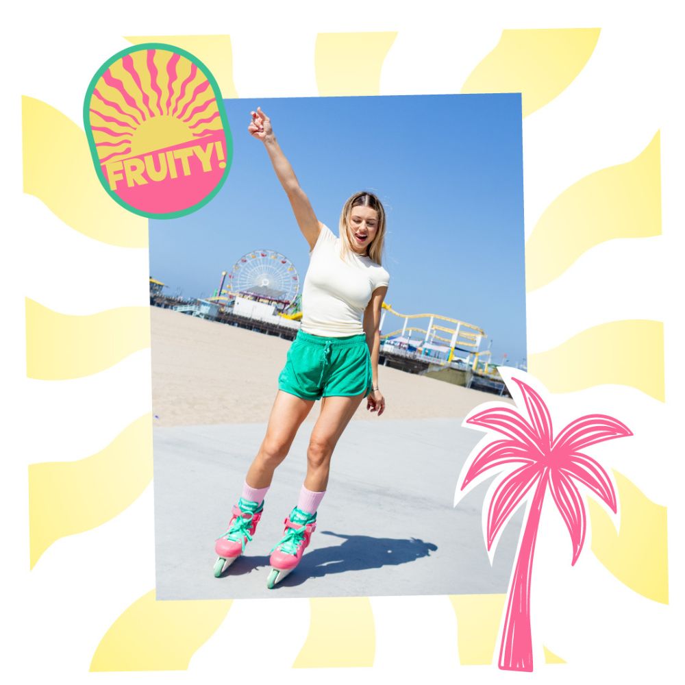 Impala Lightspeed Watermelon Pink Green Inline Skates - Lucky Skates 