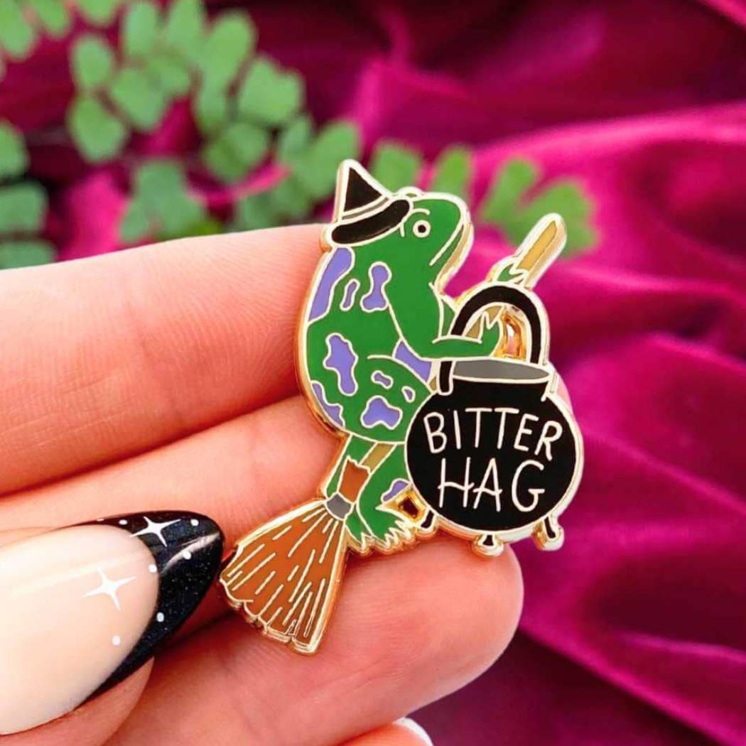 Jubly Umph Bitter Hag Frog Pin - Lucky Skates 