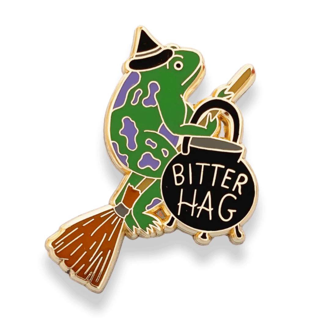 Jubly Umph Bitter Hag Frog Pin - Lucky Skates 