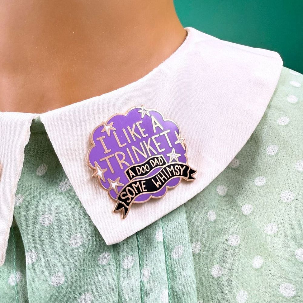 Jubly Umph I Like A Trinket Pin Lapel - Lucky Skates 