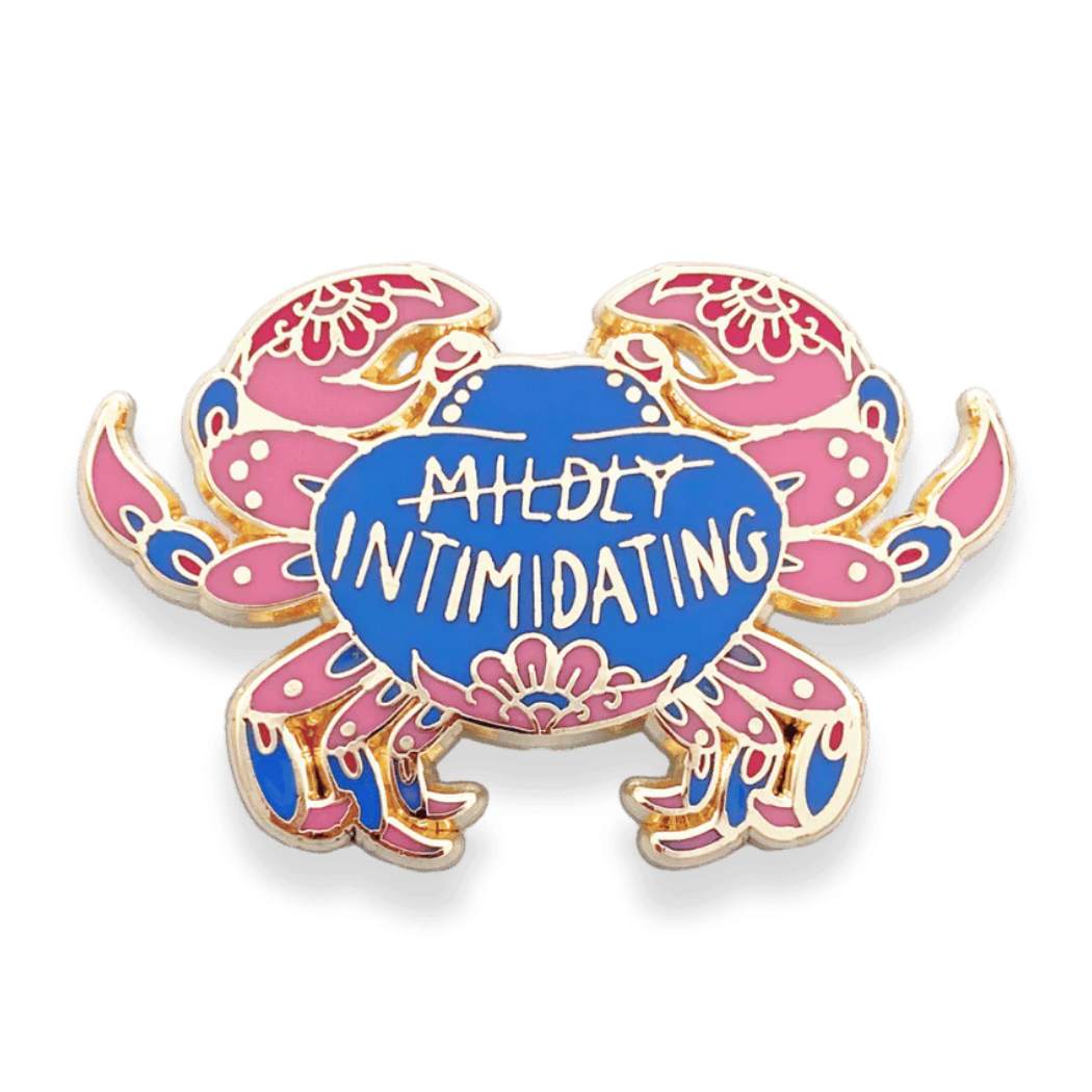 Jubly Umph Intimidating Crab Pin Lapel - Lucky Skates 
