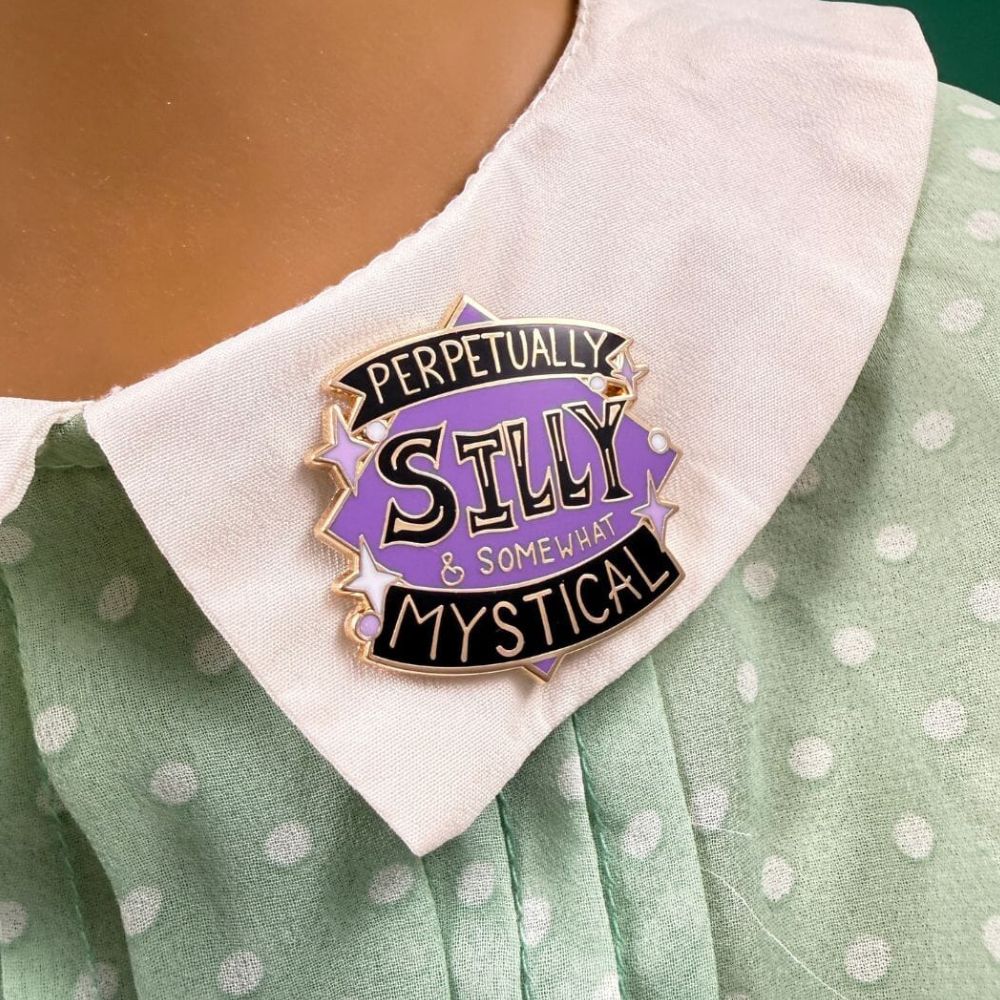 Jubly Umph Perpetually Silly and Somewhat Mystical Pin Lapel - Lucky Skates 