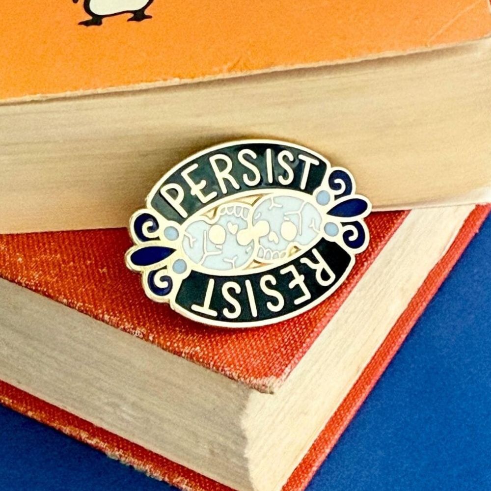 Jubly Umph Persist Resist Pin - Lucky Skates 