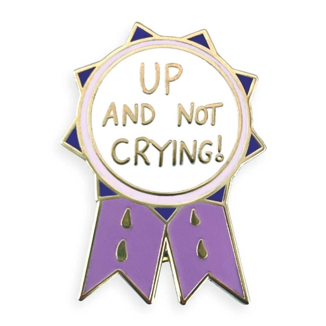 Jubly Umph Up And Not Crying Award Pin - Lucky Skates 