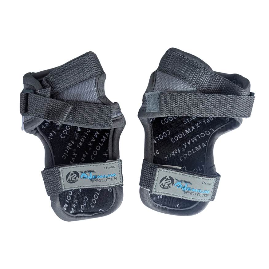 K2 XT Premium Grey Wrist Guards Women's - Lucky Skates 