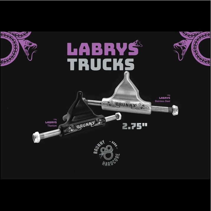 Brunny Labrys Steel Grind Trucks - 4 Pack - Lucky Skates