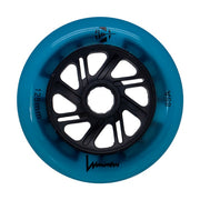 Luminous Light Up Inline Wheel Blue Glow 125mm 85A - Lucky Skates