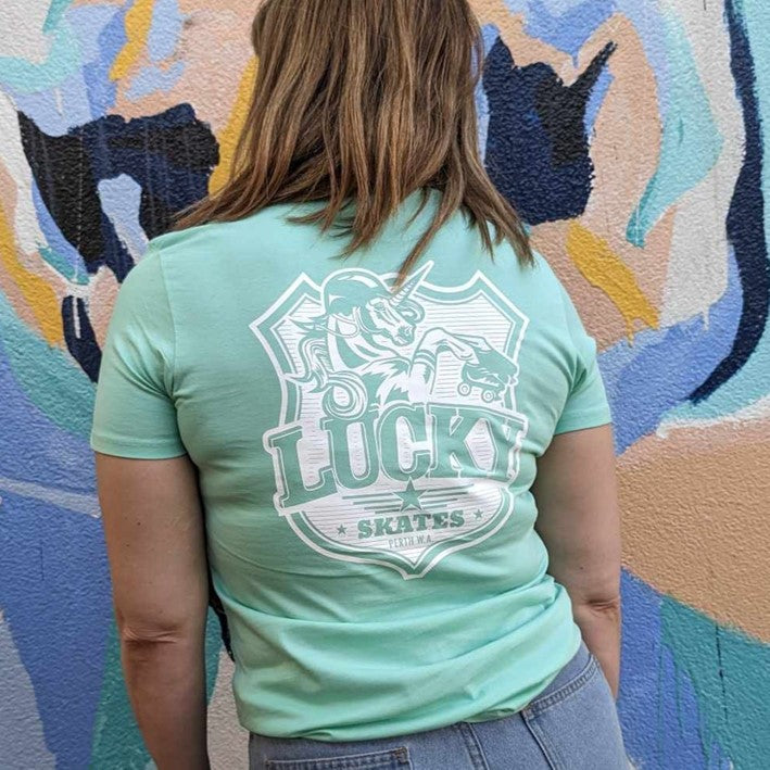 Lucky Skates Mint T-shirt - Lucky Skates