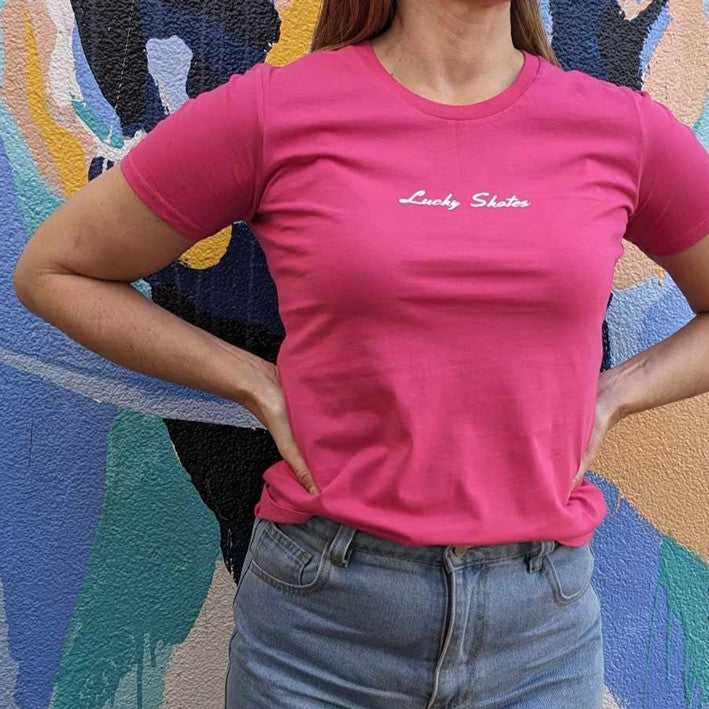 Lucky Skates Fuchsia T-shirt