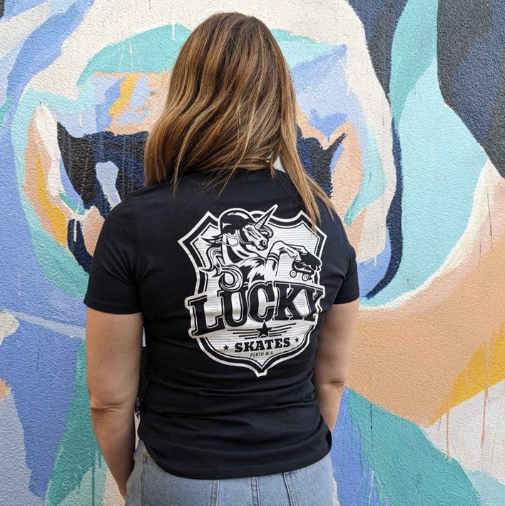 Lucky Skates Navy T-shirt - Lucky Skates