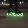 Luminous Light Up Inline Wheel Green Apple 85A 125mm