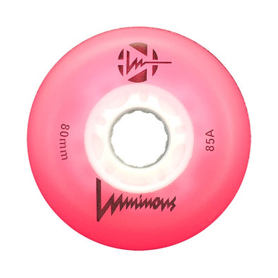 Luminous Light Up Inline Wheel Pink 85A