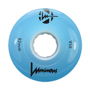 Luminous Light Up Quad Wheels Blue 85A - 4 pack - Lucky Skates