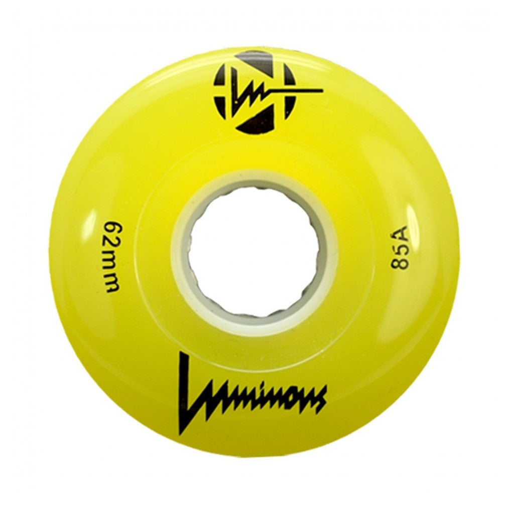 Luminous LED Light Up Wheels 85A 62mm - 4 pack - Lucky Skates 