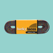 Lucky Laces Rainbow Glitter Skate Laces Shoe Laces 54" (137cm), 72" (183cm), 96" (244cm) - Lucky Skates 