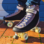 Lucky Laces Purple Teal Glitter Roller Skate Laces Shoe Laces - Lucky Skates 