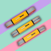 Lucky Laces Ice-Cream Rainbow Skate Laces Shoe Laces 54" (137cm), 72" (183cm), 96" (244cm) - Lucky Skates 