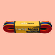 Lucky Laces Rainbow Bright Skate Laces Shoe Laces 54" (137cm), 72" (183cm), 96" (244cm) - Lucky Skates 