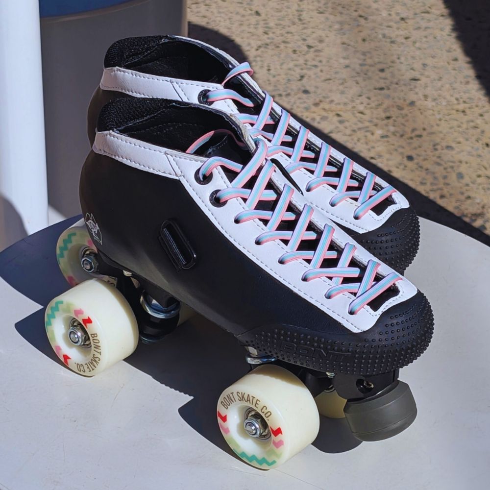 Lucky Laces Ice-Cream Rainbow Roller Skate Laces Shoe Laces  72" (183cm) - Lucky Skates 