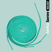 Lucky Laces Aqua Coast Waxed Skate Laces Shoe Laces 54" (137cm), 72" (183cm), 96" (244cm) - Lucky Skates 