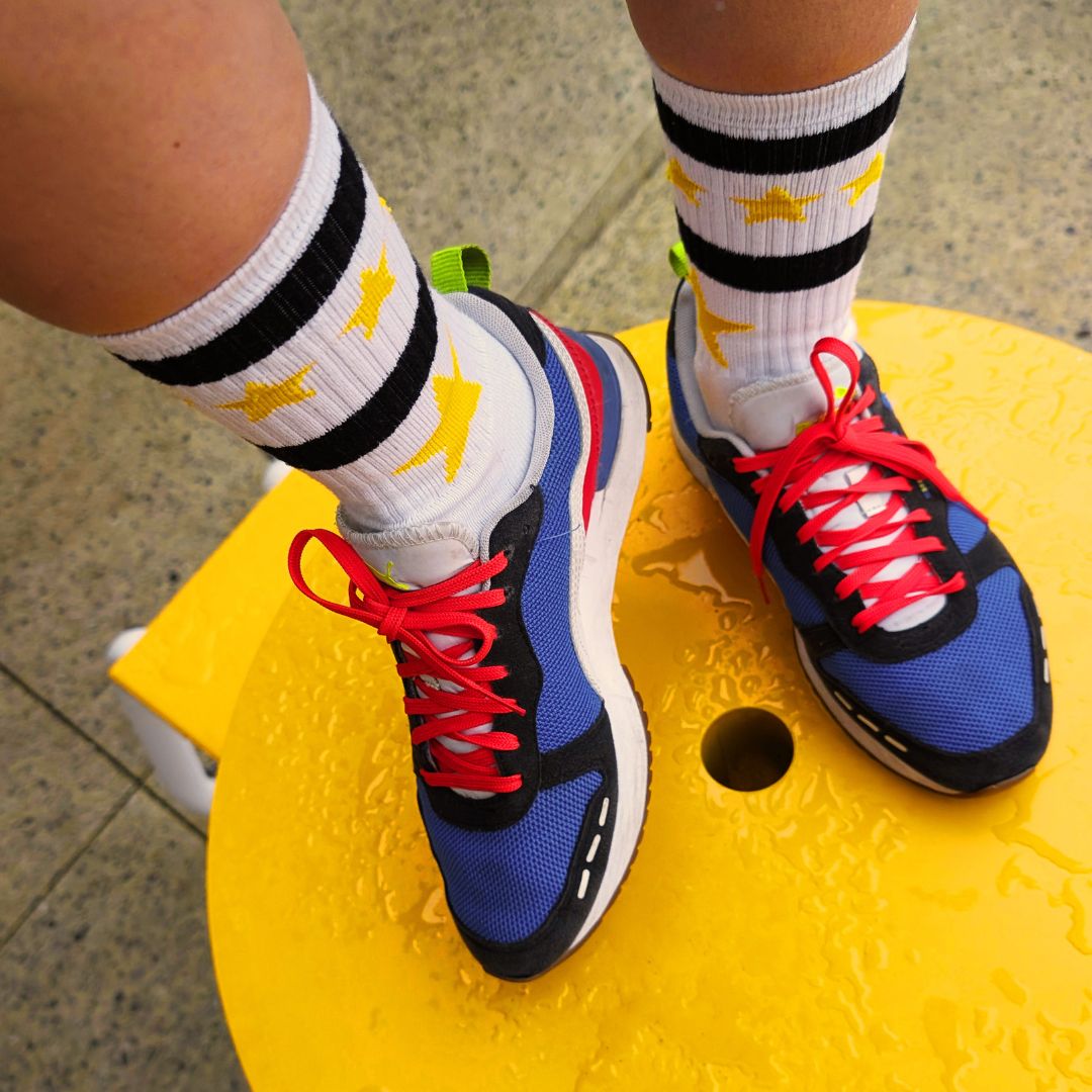 Lucky Laces Danger Red Waxed Shoe  Sneaker Laces 54" (137cm) - Lucky Laces 