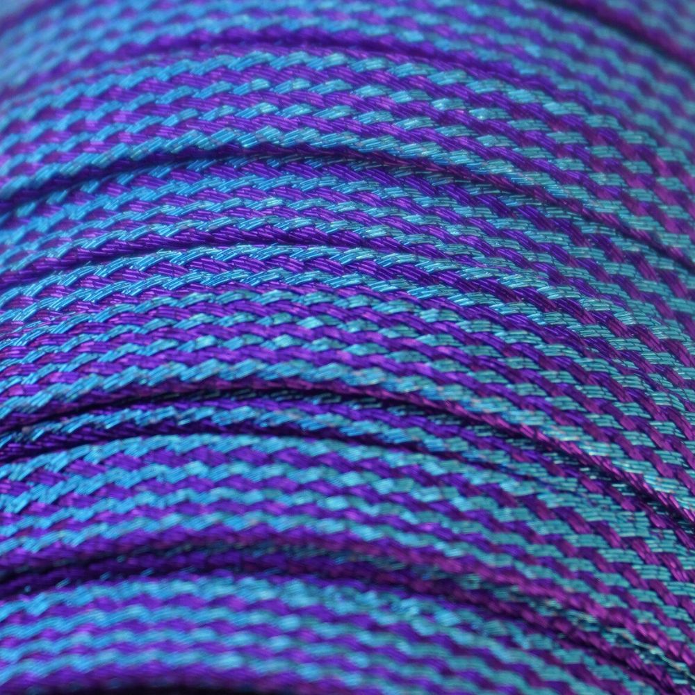 Lucky Laces Glitter Laces - Purple Teal