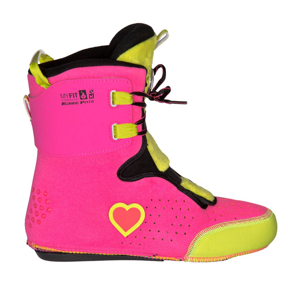 MyFit Prime Robbie Pitts Pro Skate Liner Pink Yellow - Lucky Skates 
