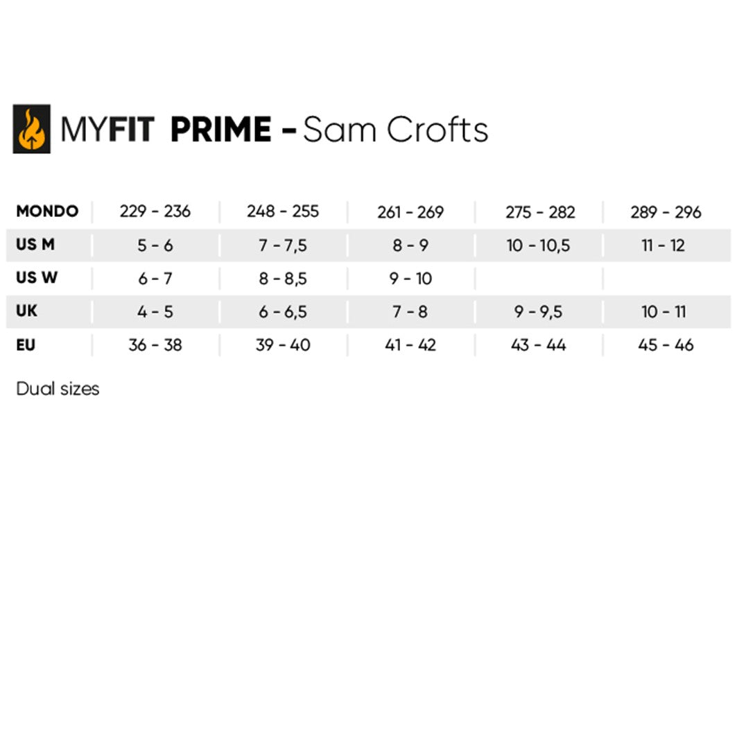 MyFit Prime Sam Crofts Skate Liner - Lucky Skates