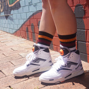 Old School Baby! Champ Mid High Skate Socks - Lucky Skates