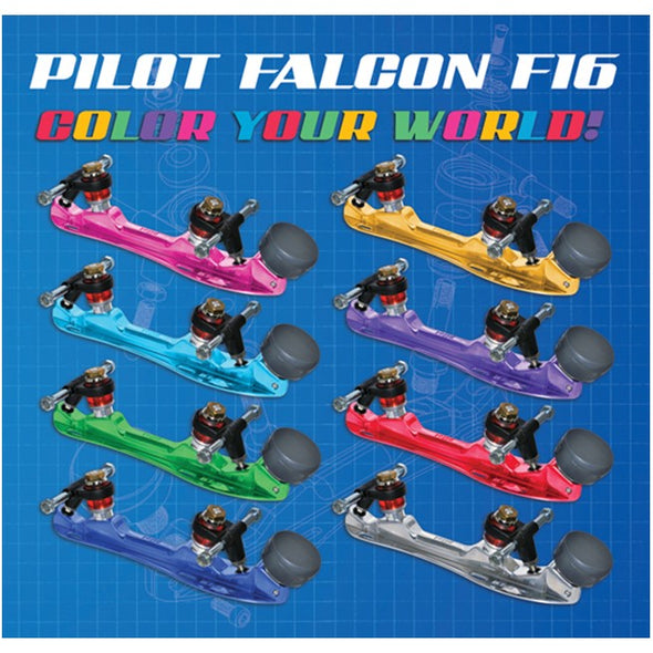 Pilot F-16 Falcon Plate Turquoise