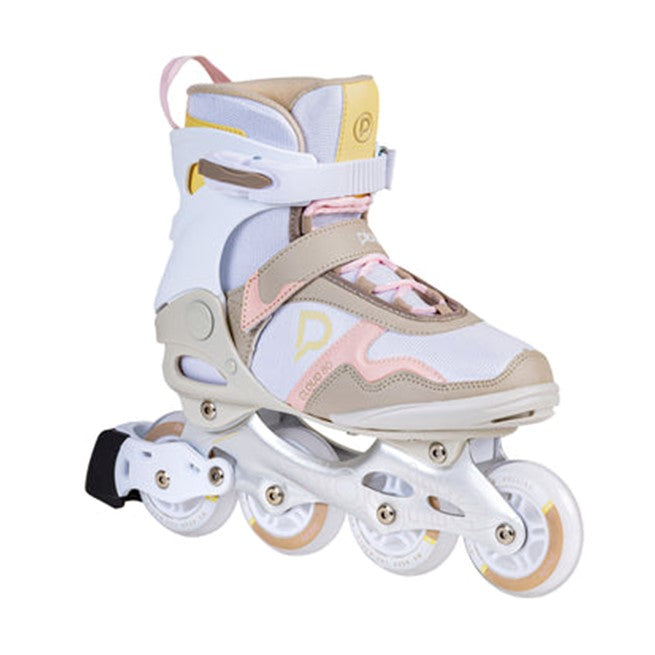 WHITE TAN WOMENS INLINE SKATES 