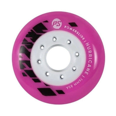 Powerslide Hurricane Pink Inline Wheel 85A - 4 Pack