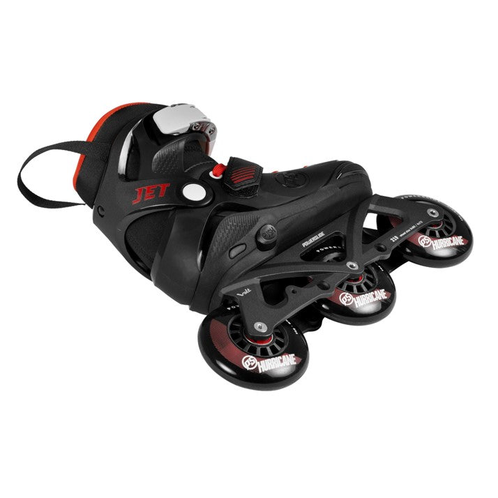 KIDS BLACK RED INLINE SKATE 