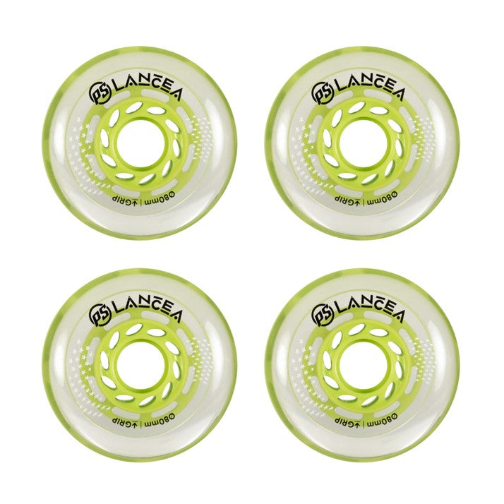 Powerslide Lancea Grip Hockey Inline Wheels 80mm - 4 pack