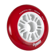 Powerslide Red Spinner Inline Wheel 110mm 88A - 3 Pack - Lucky Skates