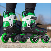 Kids Adjustable Powerslide Phuzion Green Universe Inline Skates - Lucky Skates