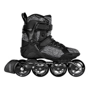 Powerslide Phuzion Radon Black White 80 Inline Skates - Lucky Skates