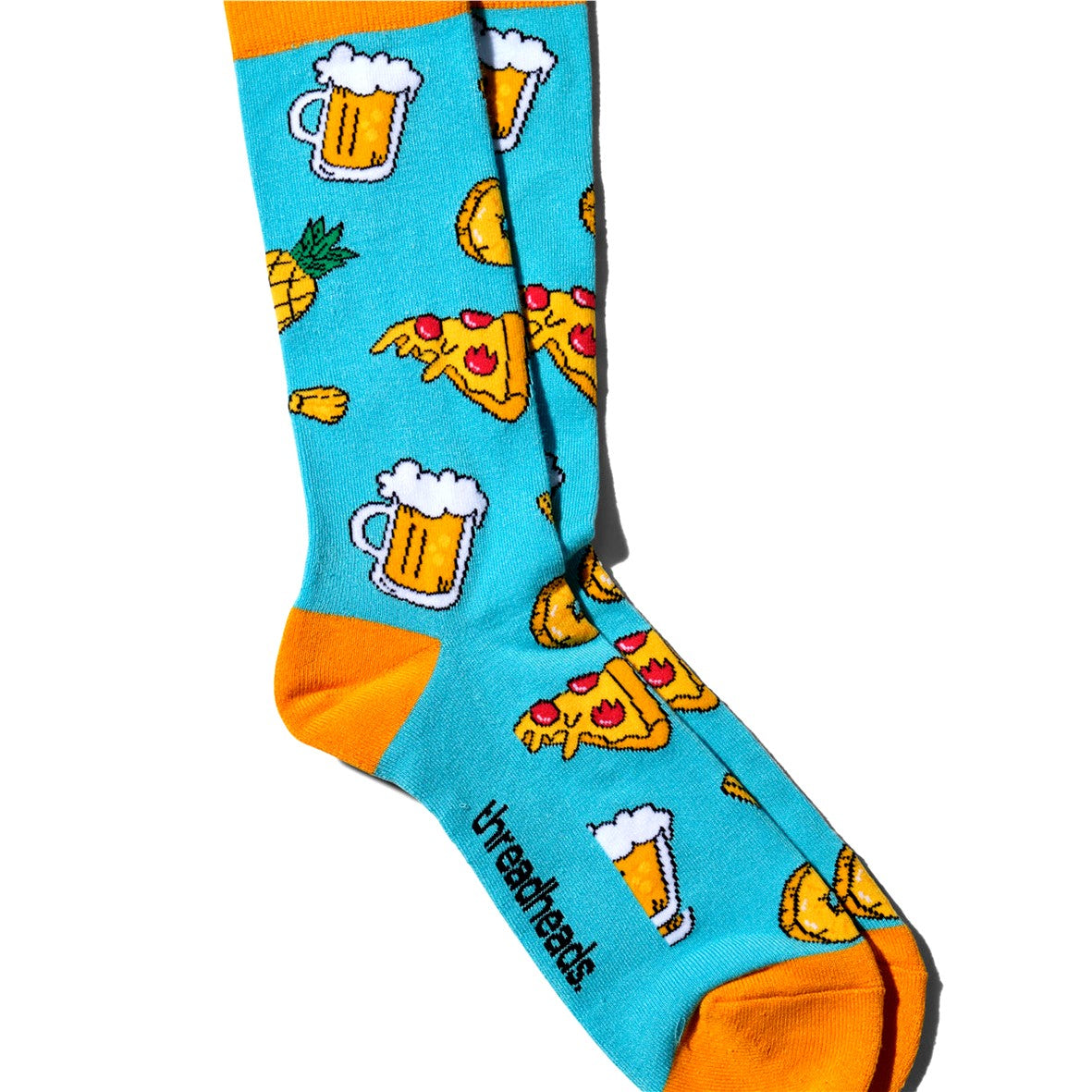 Pineapples, Pizza and Beer Crew Socks