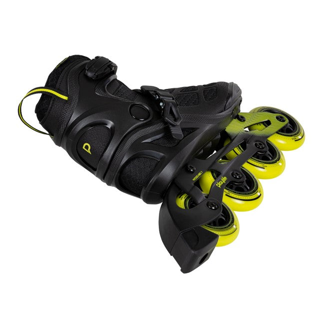 BLACK YELLOW INLINE SKATES 